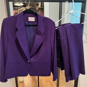 Vintage Pendleton Blazer and Skirt- Wool Ladies Vintage